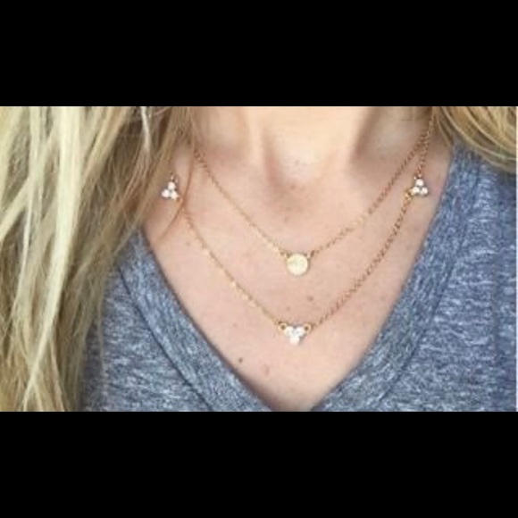 Pave Circle Necklace - Picture 1 of 3